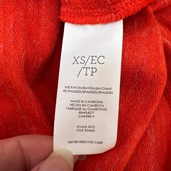 Cabi The Weekend Sleeveless Tank Dress Coral Sunset #5972 - Picture 7 of 8